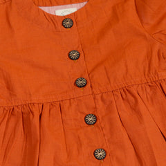 Rust Peplum Set