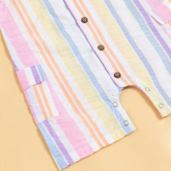 Rainbow Ribbons Playsuit Romper