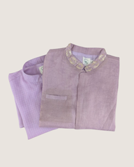 Lilac Bandhi Set