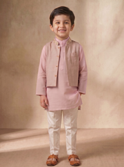Lilac Bandhi Set
