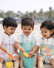 Windy Vibe Bib Romper: Pack of 3