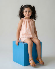 Peach Coral Co-ord Set
