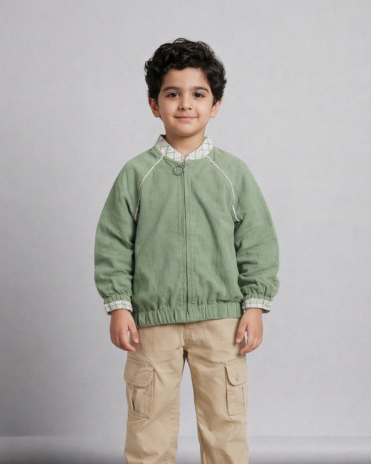 Patch & Play Sage Unisex Bomber Jacket