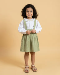 Evergreen Tales Pinafore Dress