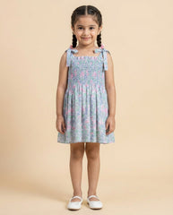 Pink Smocked Dress