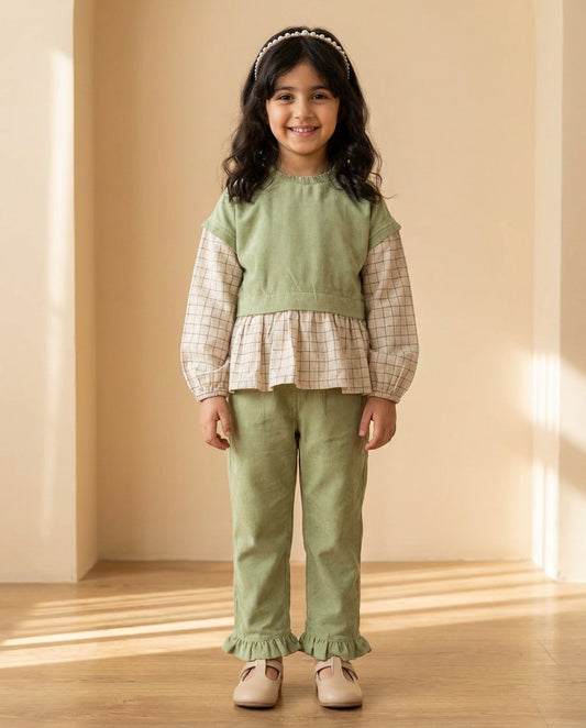 Evergreen Tales Co-Ord Set for Girls