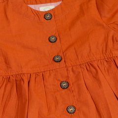 Rust Peplum Top