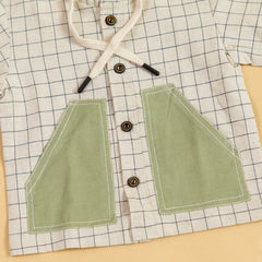 Grid Adventures, Patch & Play Hoodie Shirt for Boys