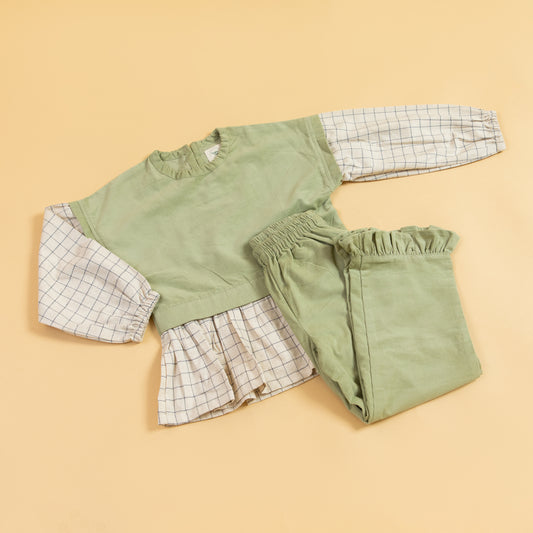 Evergreen Tales Co-Ord Set for Girls