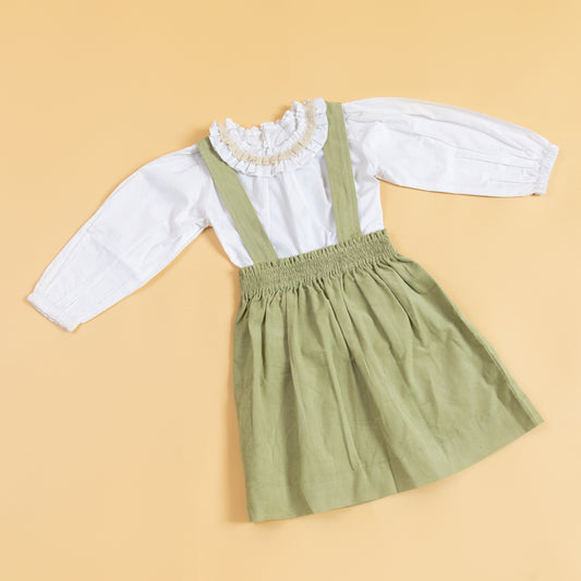 Evergreen Tales Pinafore Dress