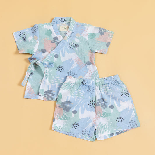 Crayon Adventures Kimono Co-ord Set