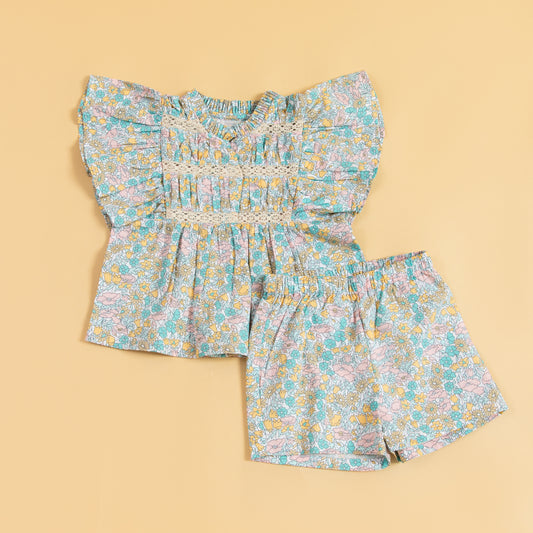 Petal Pops Smocked Co-ord Dress