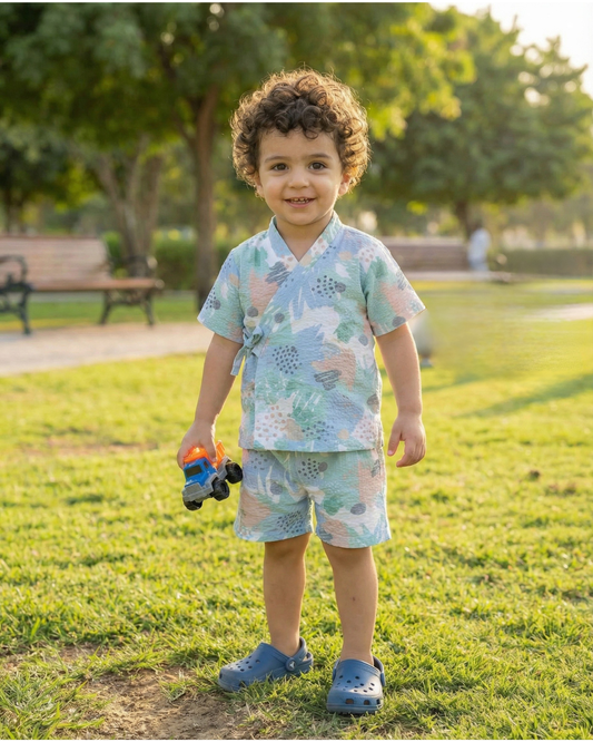 Crayon Adventures Kimono Co-ord Set