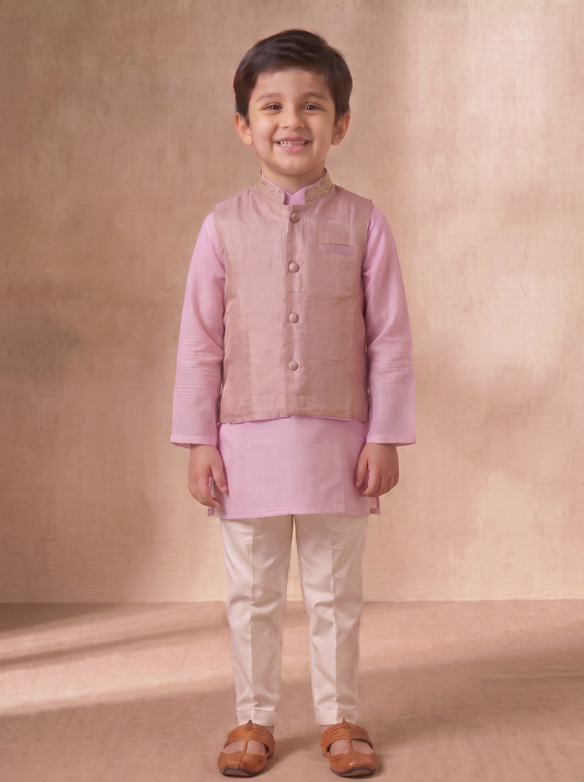 Lilac Bandhi Set